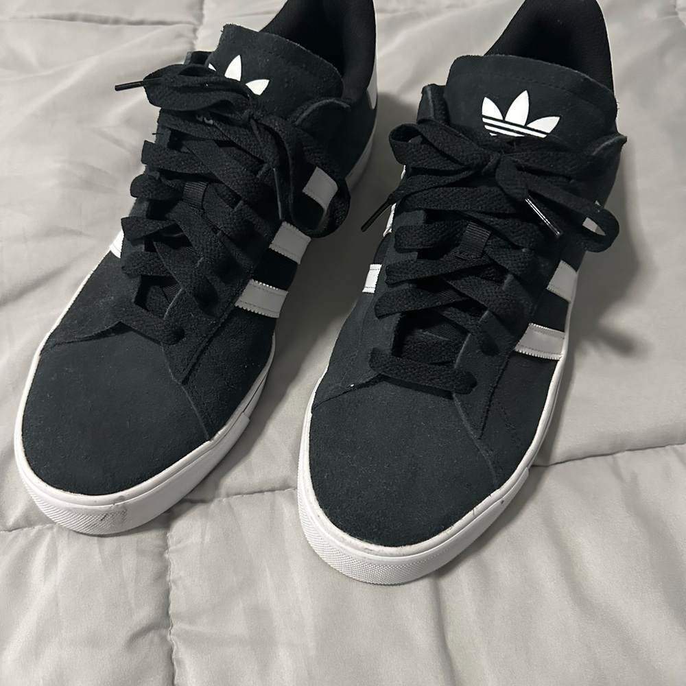 Adidas Campus Men's Black and White Sneakers